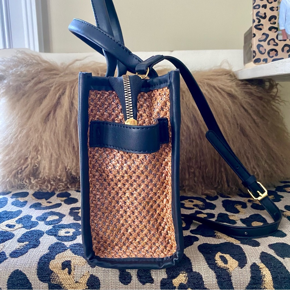 Black & Tan mini Tote fashion bag - Picture 6 of 7